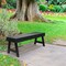 Highwood Usa 4ft Weatherly Picnic Bench Outdoor Furniture for Patio, Backyard, Garden AD-BENN4-BKE - alternate 3
